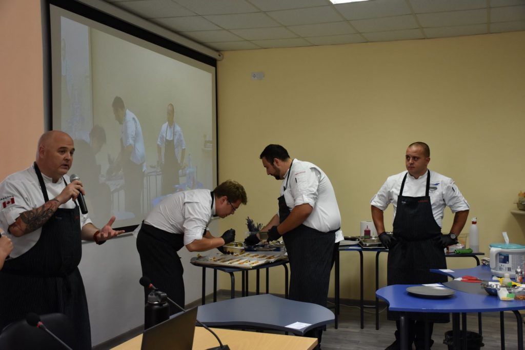Culinary Arts demonstration by CAI chefs